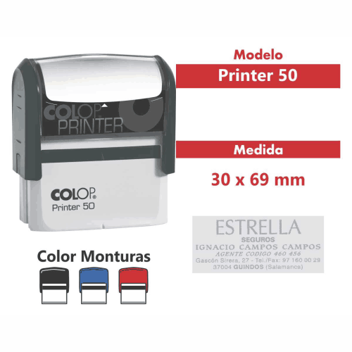 sello automático printer 50