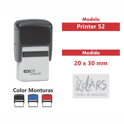 sello automático printer 52