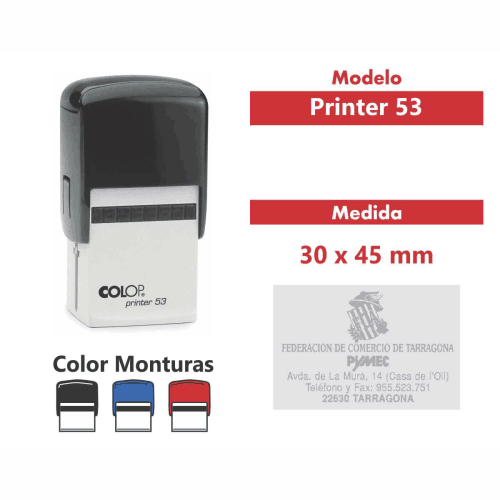 sello automático printer 53