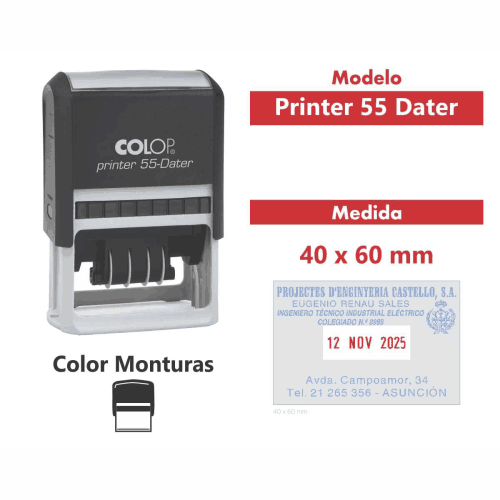 sello automático printer 55 dater