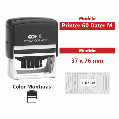sello automático printer 60 dater M